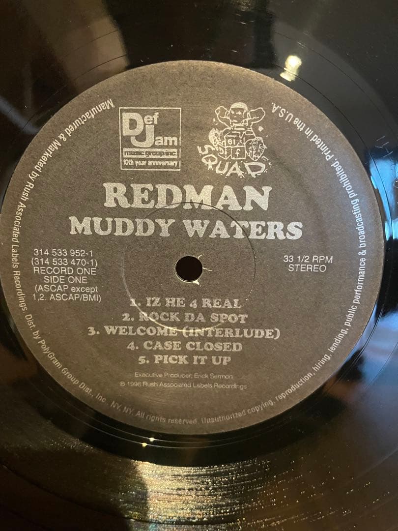 Redman Muddy Waters USオリジナル盤 1996年　LP
