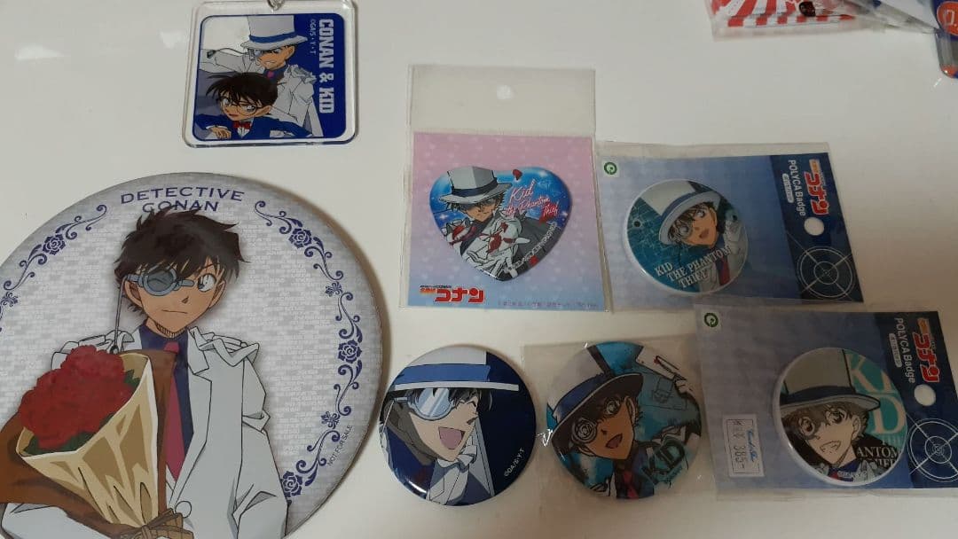 怪盗キッド多め、名探偵コナングッズまとめ売り