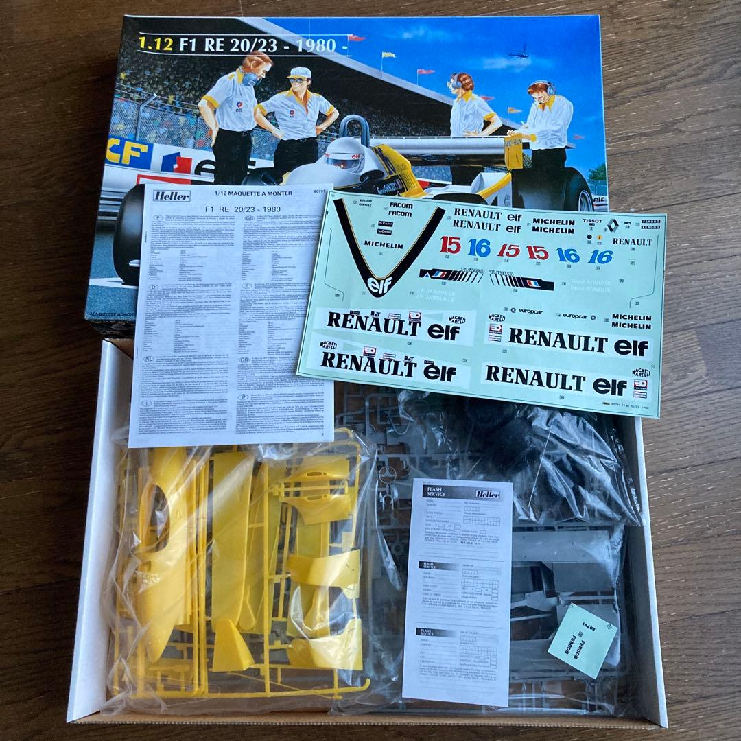 Heller 1/12 RENAULT ルノーF-1 RE20/23 1980