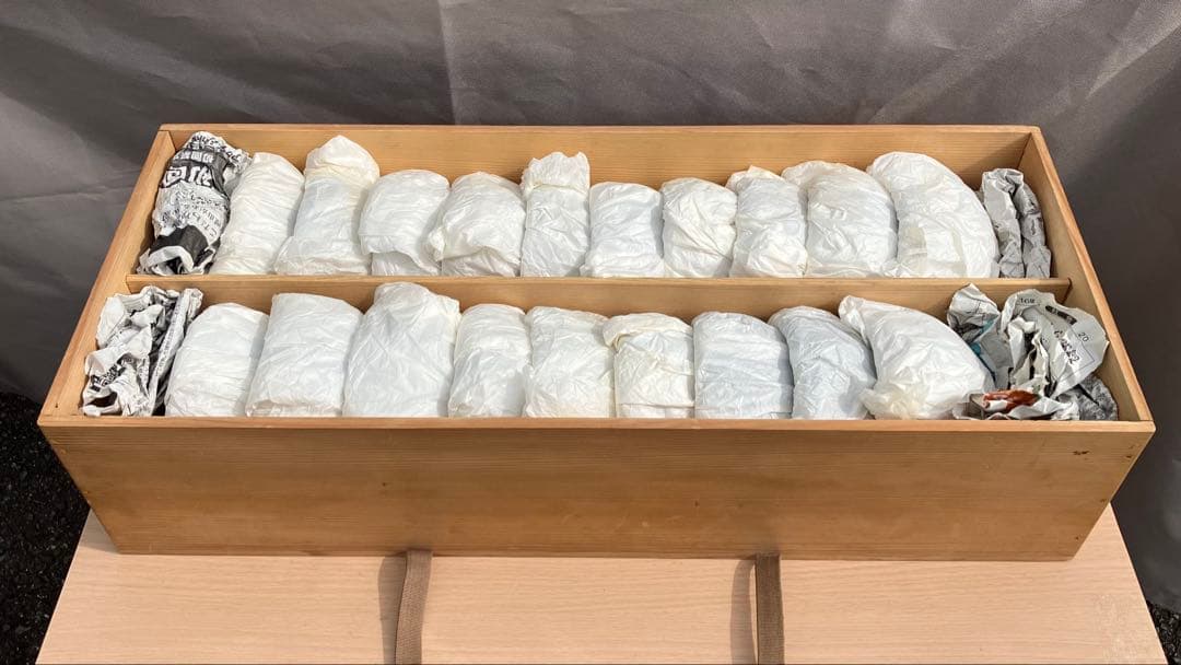 水野古麦作 瀬戸焼 抹茶碗 19個セット 共箱