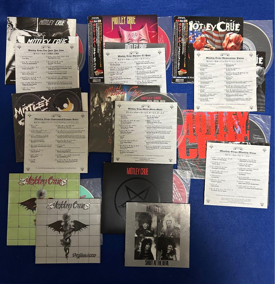 モトリークルー　紙ジャケ8枚