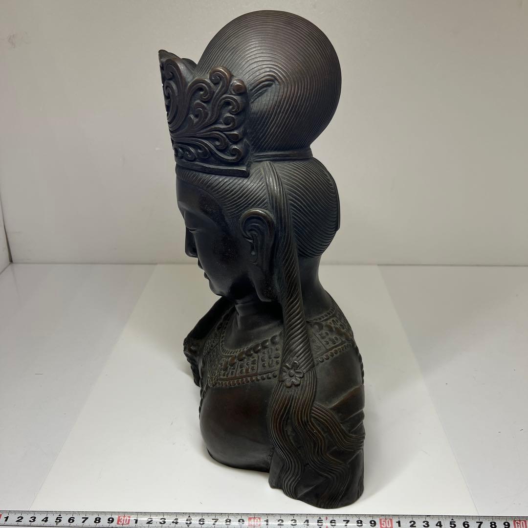 雨宮治郎　古代観世音菩薩　共箱　約6.8kg トヒウサ　東な7-0810⭐︎2F