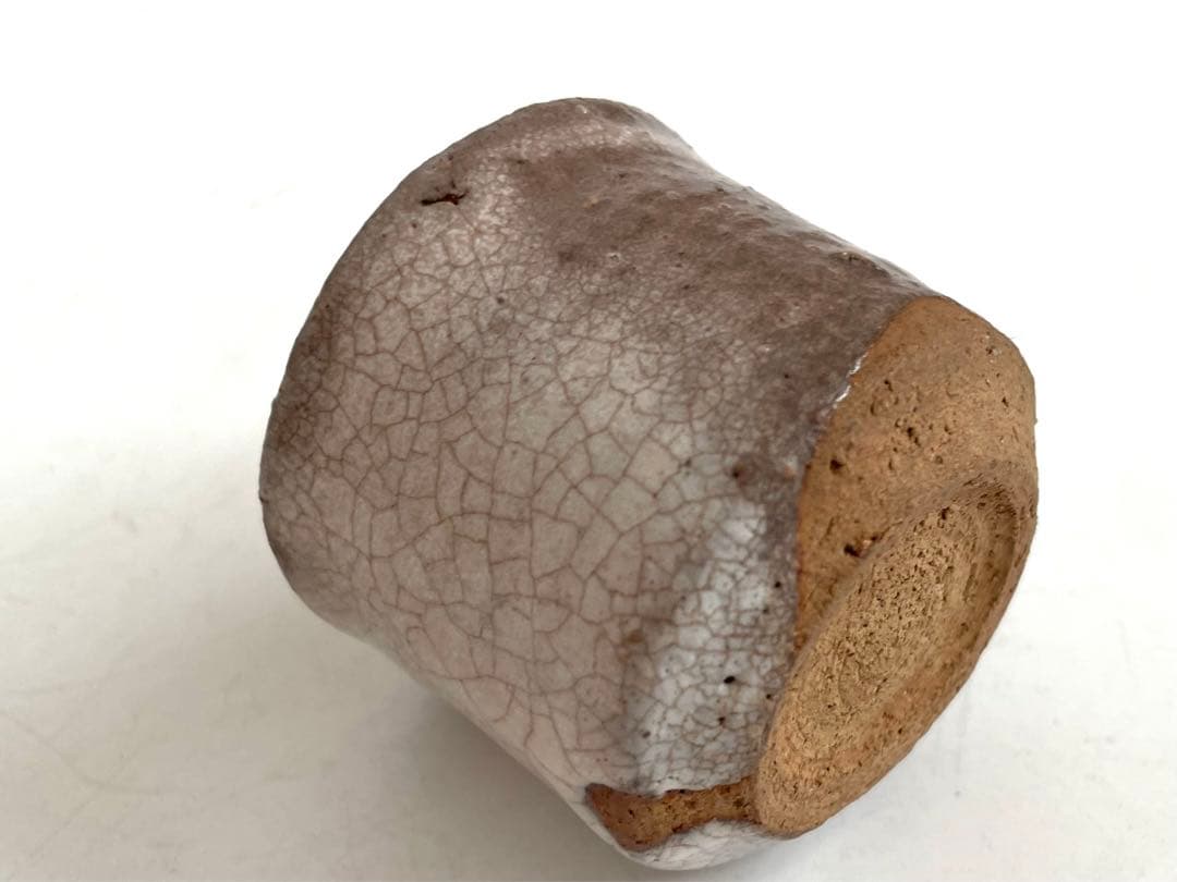 陶芸家　人間国宝　十代　三輪休雪　萩　酒器　酒盃　萩焼　猪口　三輪休和　共箱