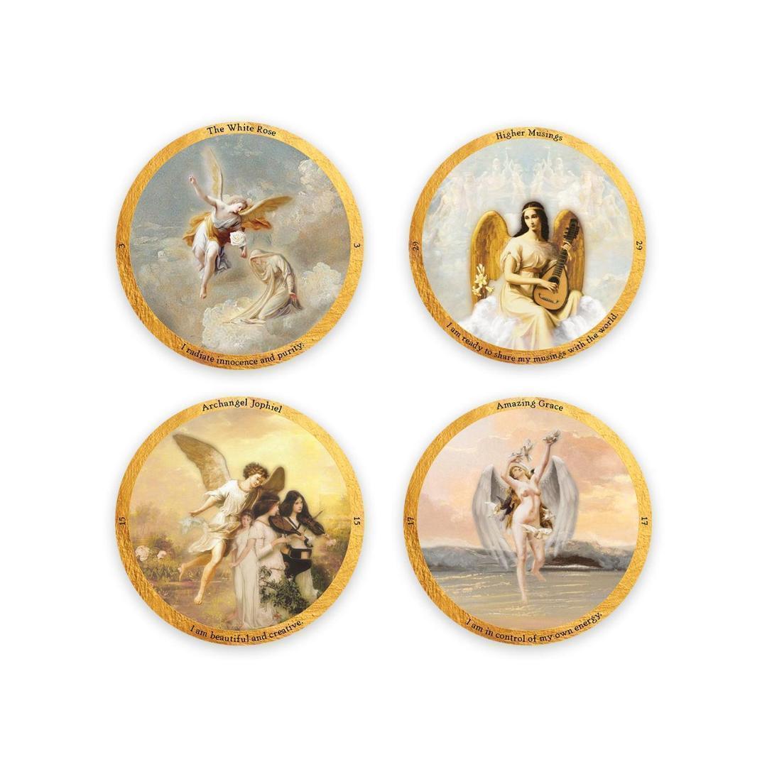 【正規品オラクルカード】美麗アートワーク✨天使界のオラクル／サークル型・円形