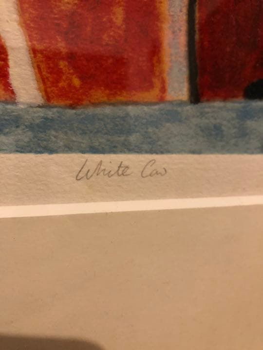 アノラスペンス 白い牛 シルクスクリーン