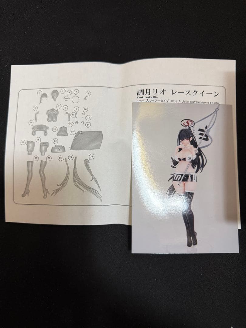 ブルーアーカイブ 調月リオ ガレージキット WF2025 レースクイーン