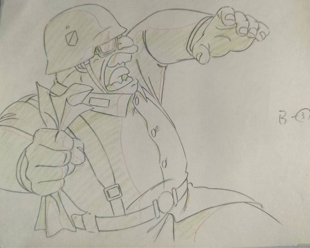 劇場版うる星やつら オンリーユー 原画 原動画 面堂私設軍隊 ギャグシーン