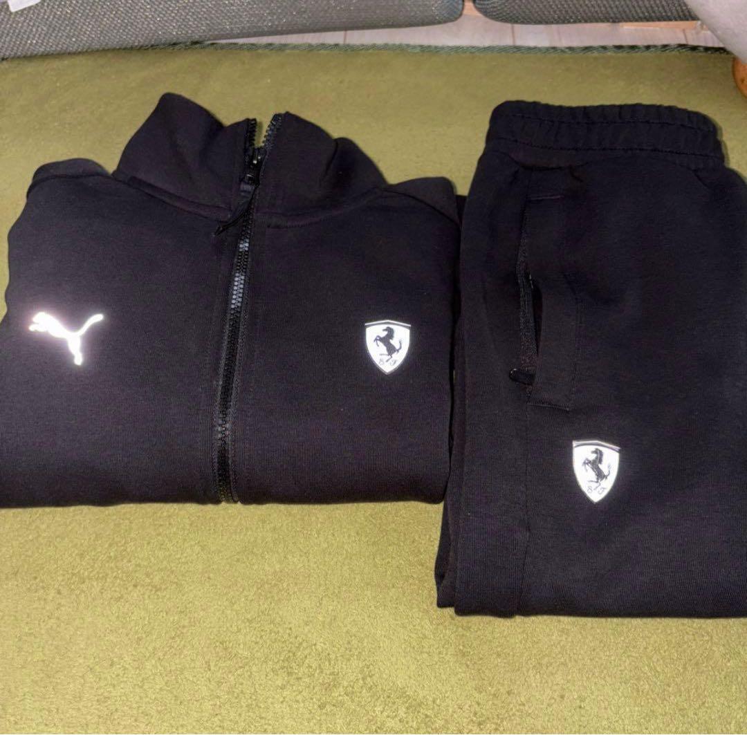 Puma フェラーリ ジャージ上下セット ブラック
