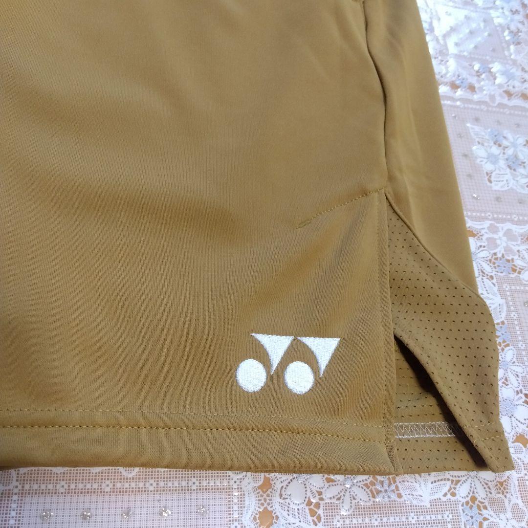 新品✨ ⑩ YONEX ハーフパンツ／ ユニ О／ゴールド／日本代表モデル