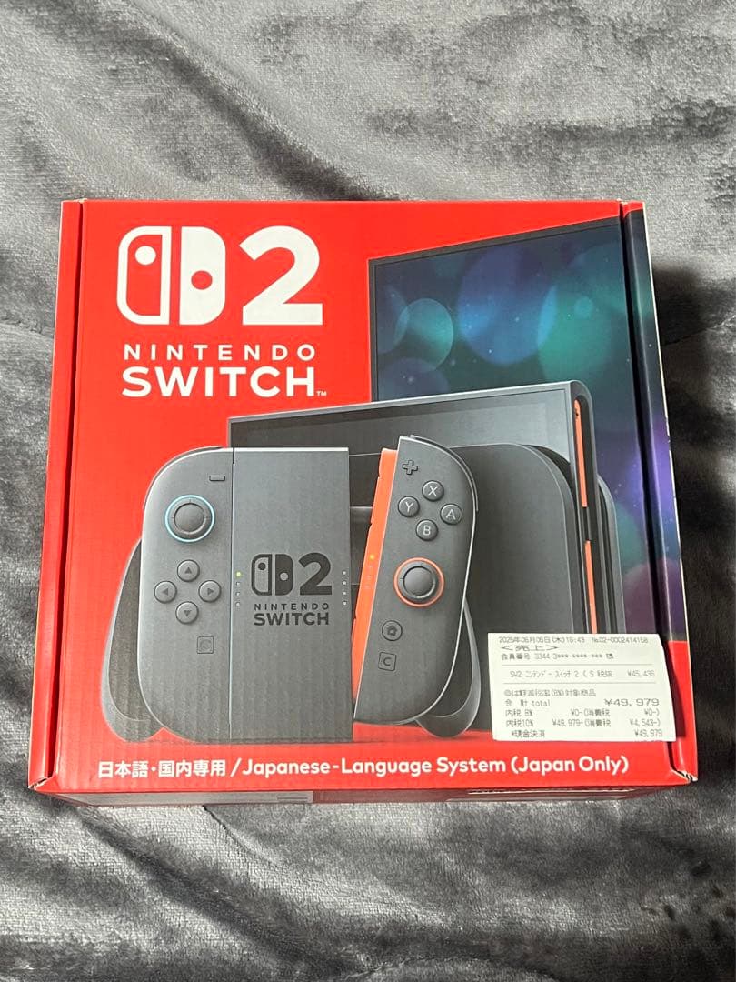 Nintendo Switch 2 本体 (日本語国内専用) 24時間以内発送