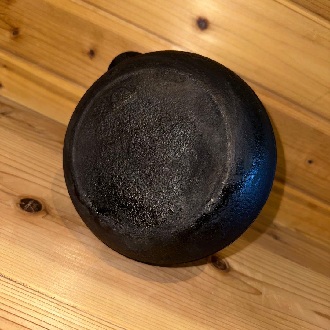 あられ形鉄瓶　中古