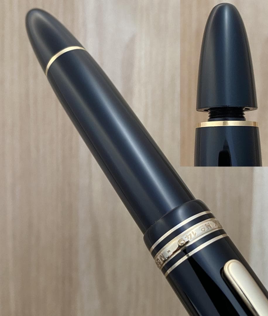 超美品 レア モンブラン 149 14K (EF) 極細字 エボナイト 万年筆