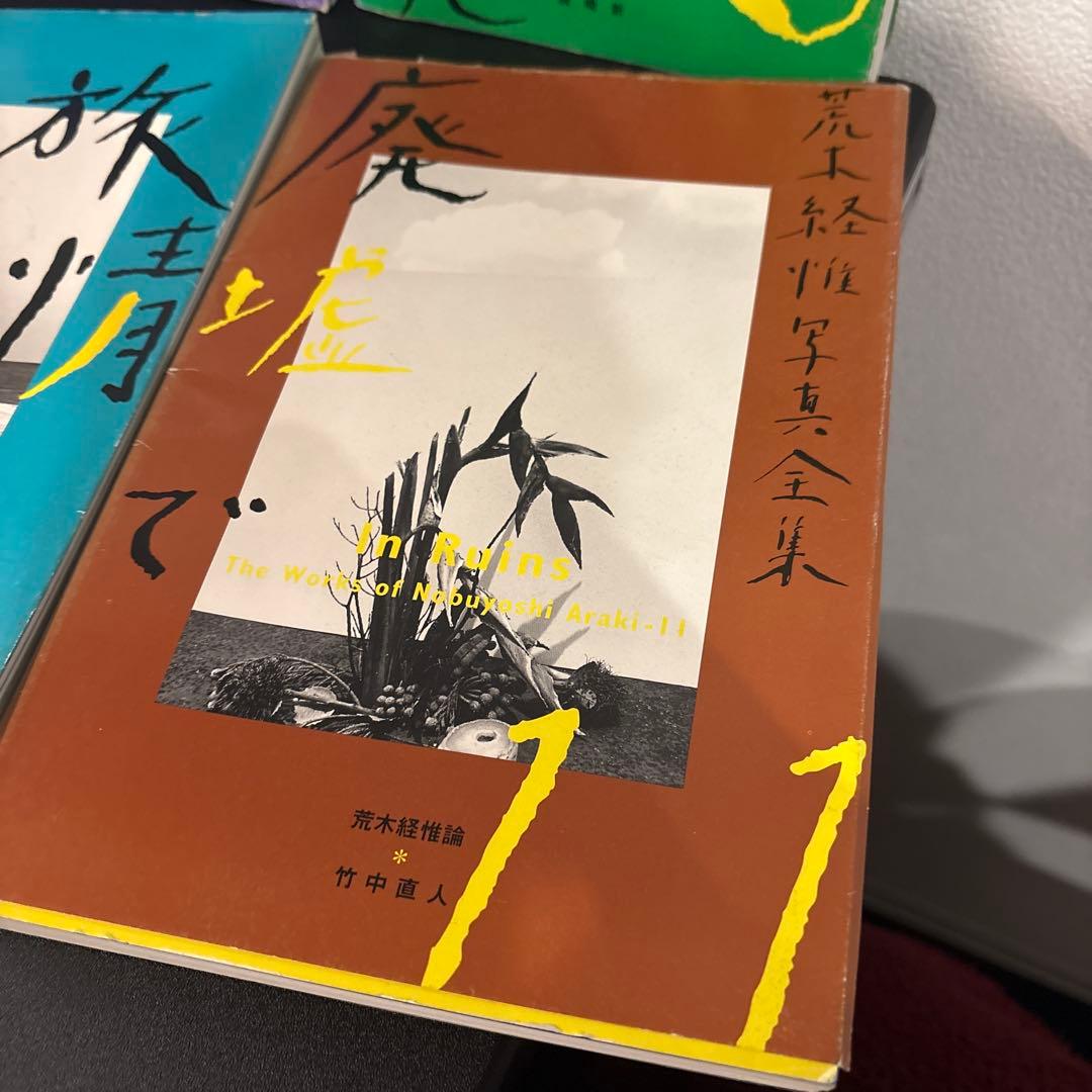 【初版】平凡社 荒木経惟写真全集　4冊セット