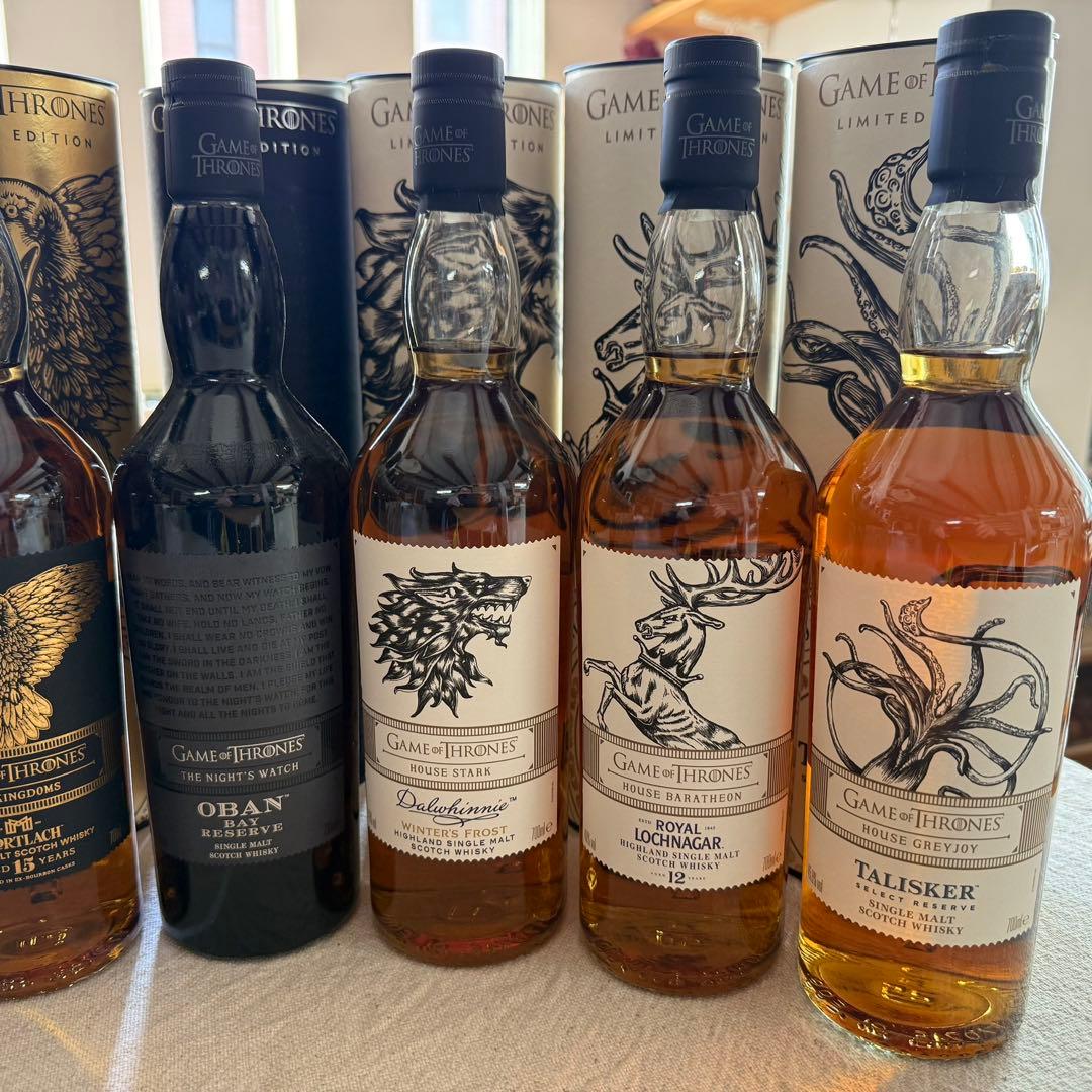 ウィスキー　ゲーム・オブ・スローンズ　9本セット