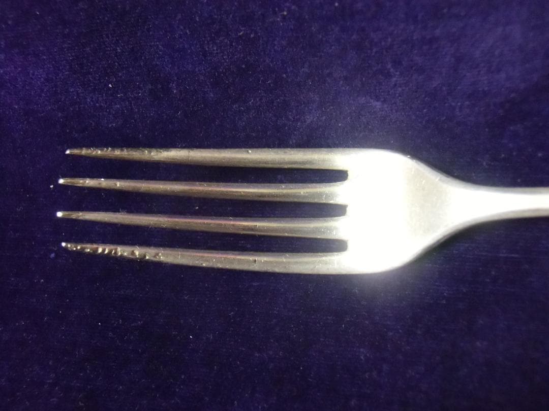 W帝政ドイツ軍＊オルデンブルク歩兵第１９連隊銀張り製フォーク（実物）