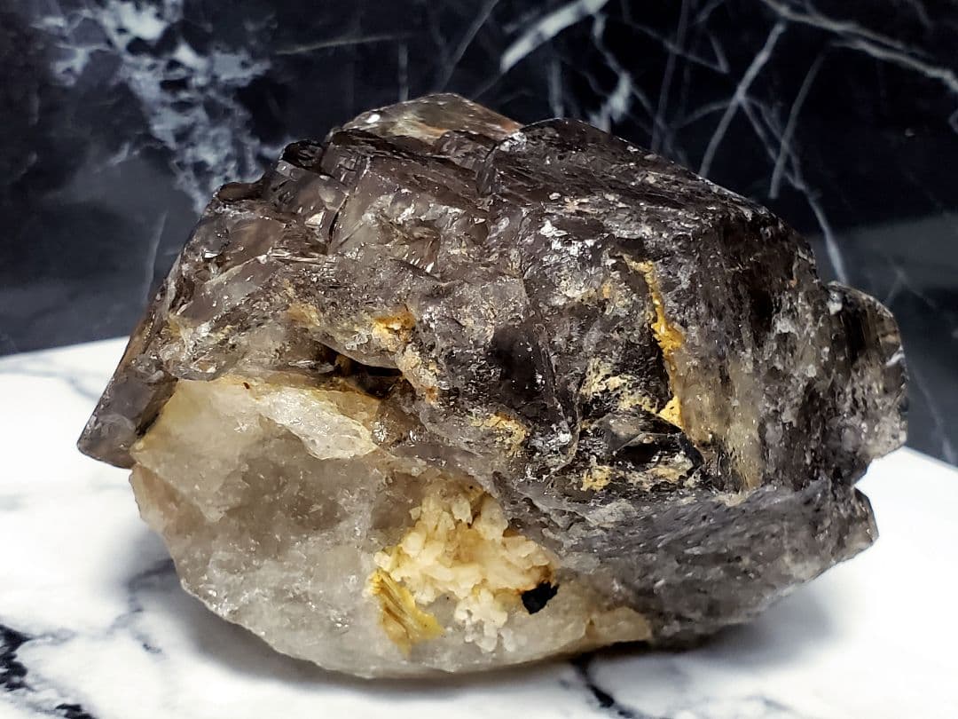 【希少/骸骨水晶】天使からの贈りもの/スモーキーエレスチャルクォーツ