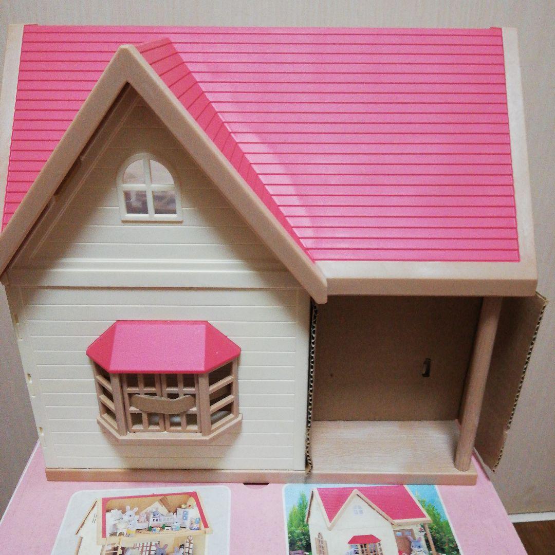 限定値下げ【廃盤品！レア品】シルバニアファミリー　きいちご林のかわいいお家➕人形