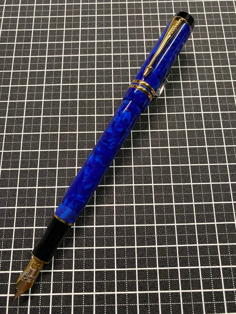 筆記具 PARKER Duofold lnternational Lapis Blue