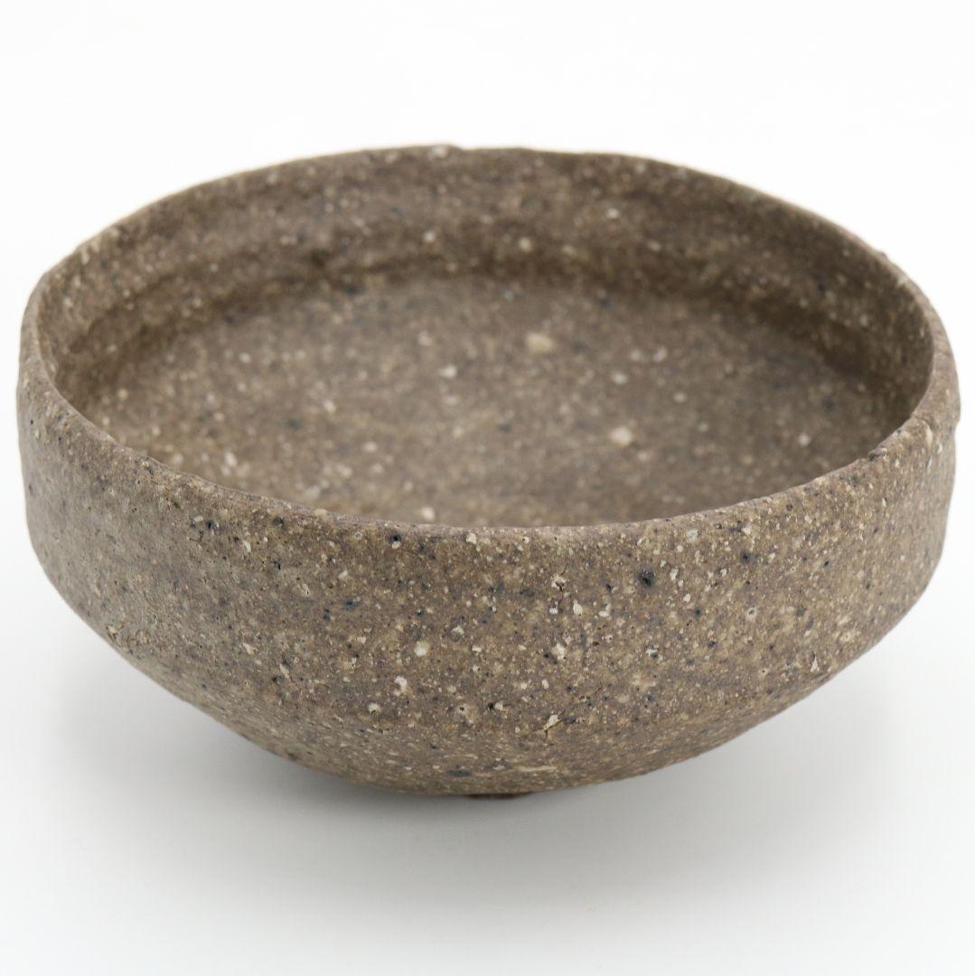 加守田彰二作 平茶碗 加守田昌子極書 識箱 茶道具　M 969