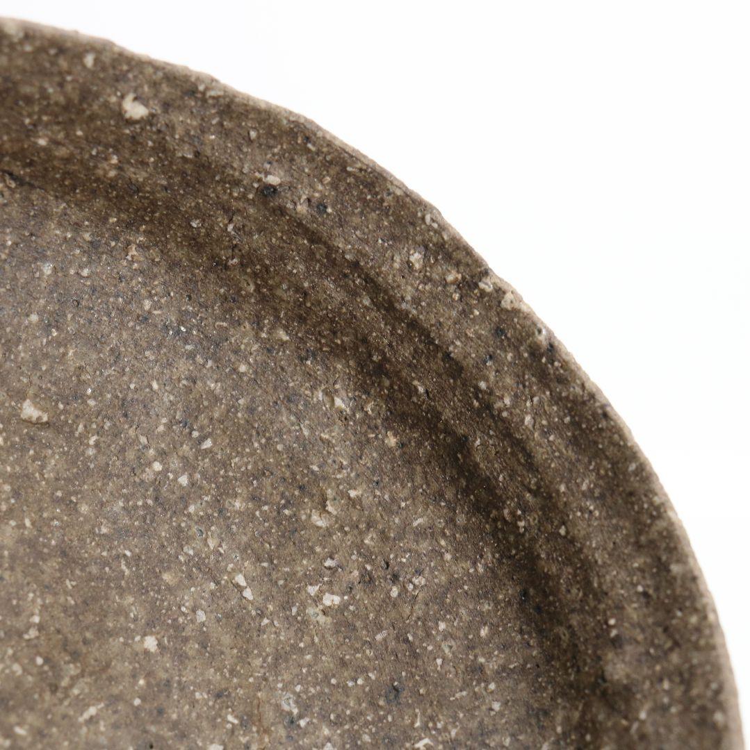 加守田彰二作 平茶碗 加守田昌子極書 識箱 茶道具　M 969