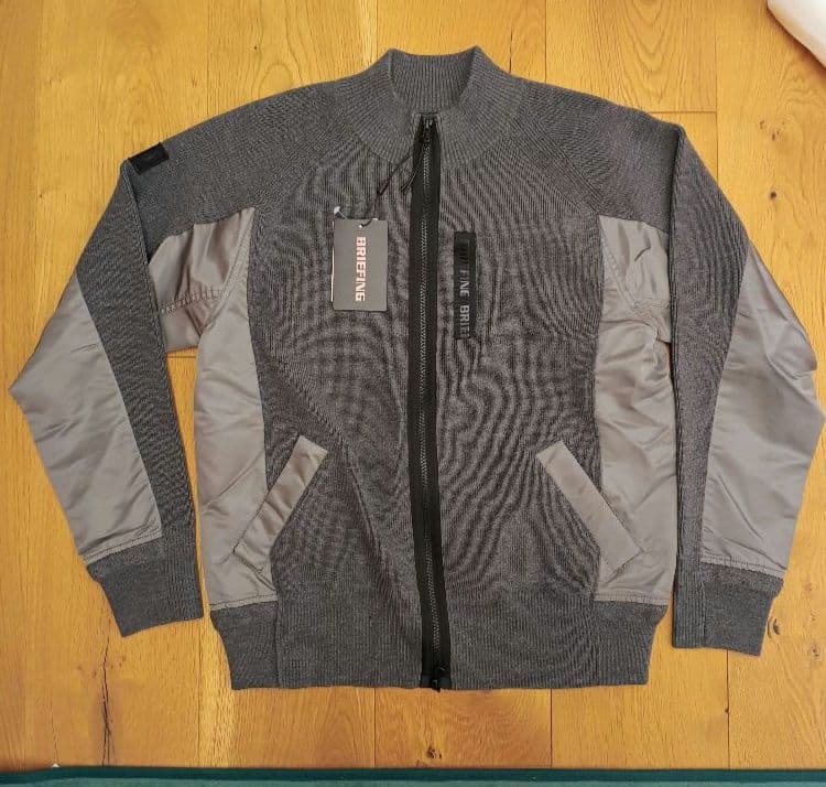 【新品】ブリーフィングゴルフ ニット ブルゾン Ｍ ジャケット