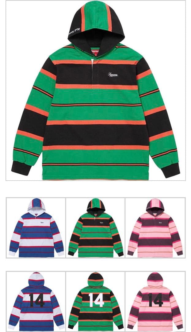 supreme Hooded Rugby フーデットラグビー WEEK6 XXL
