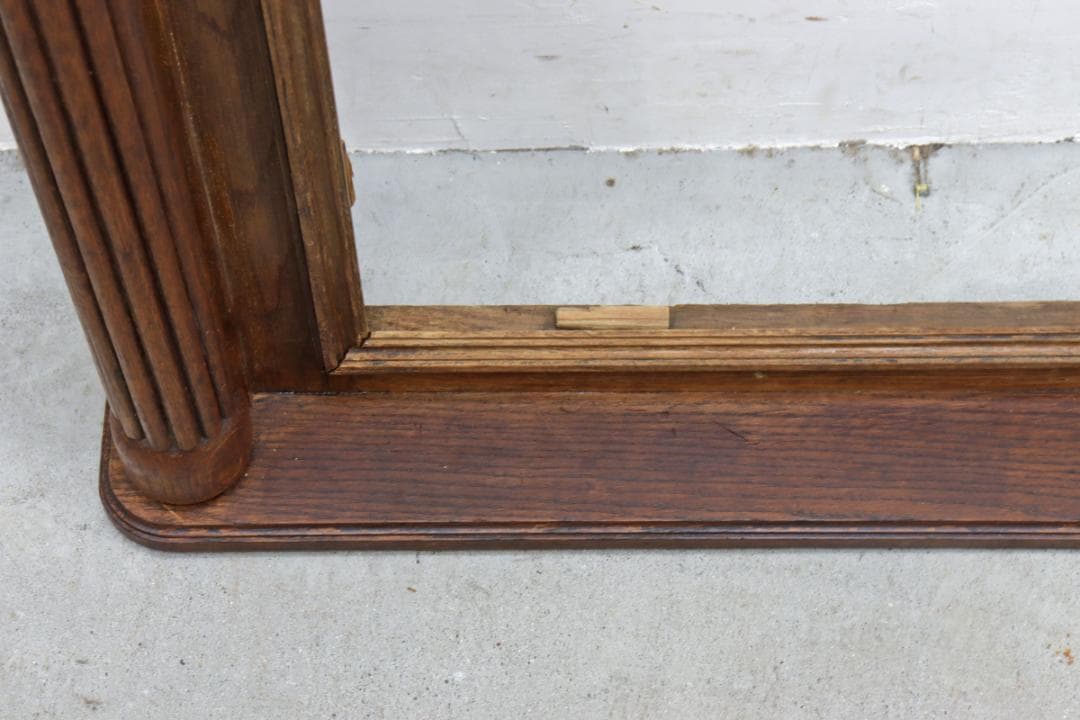 ヴィンテージ オーク無垢材 額 装飾 フレーム オブジェ 木枠 店舗什器