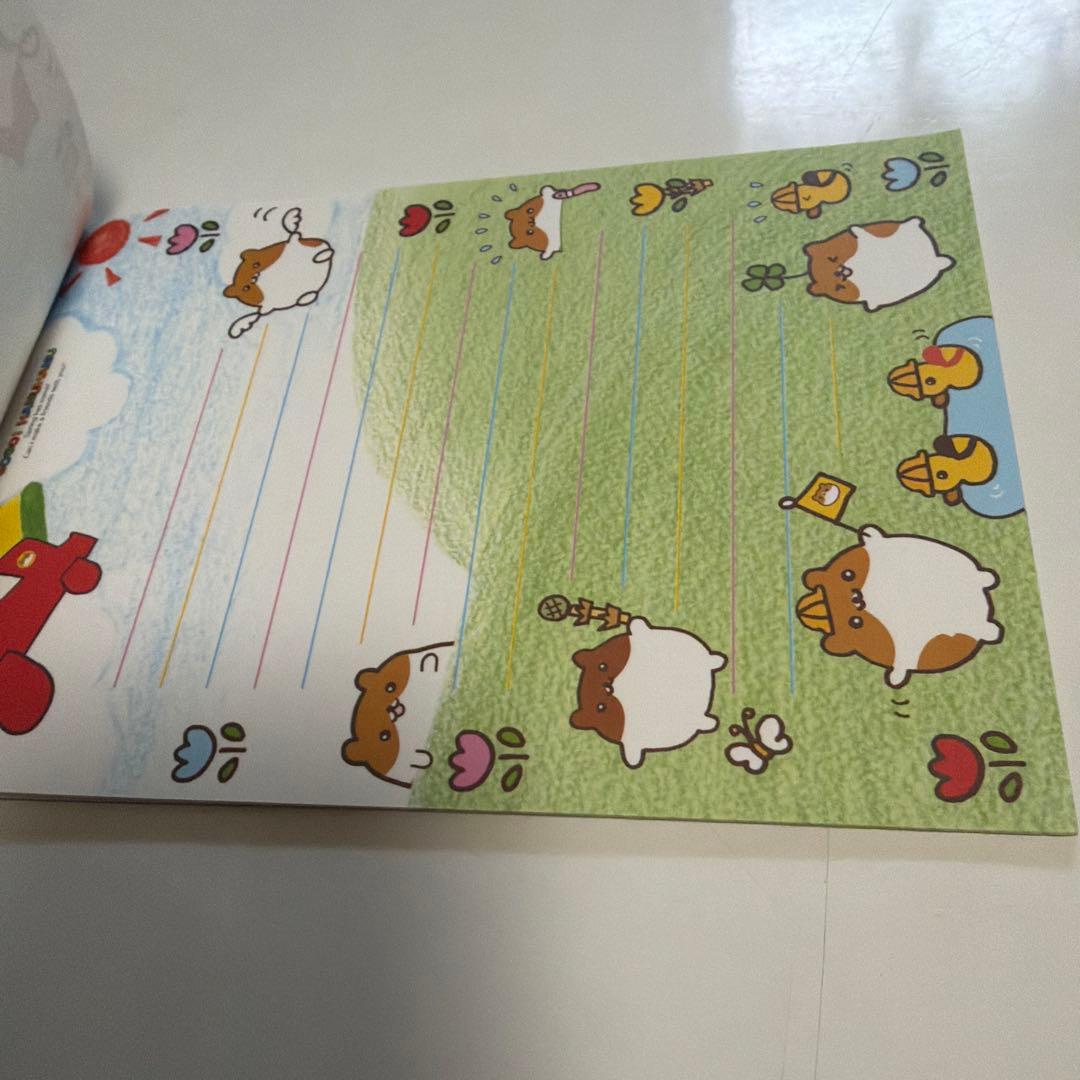 平成レトロ メモ帳 キャラクター　ハムスター　ハムハム春が来た！　大きいメモ