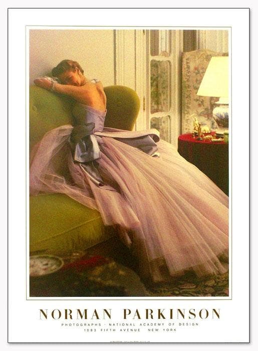 額装品/Evening Dress/ノーマン パーキンソン/アート/ポスター