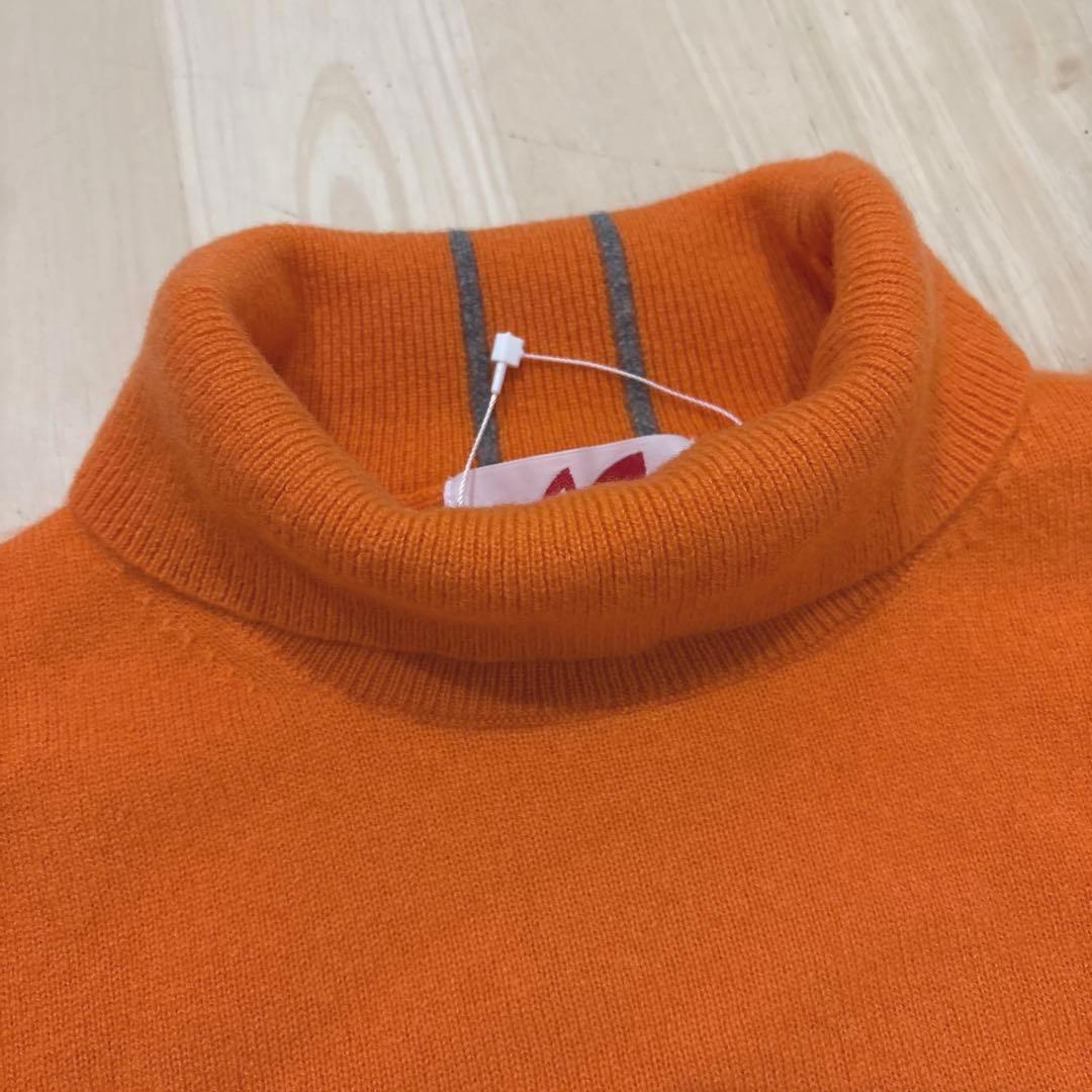 パーリーゲイツ☆新品 マスターバニー カシミヤ100% タートルネックニット