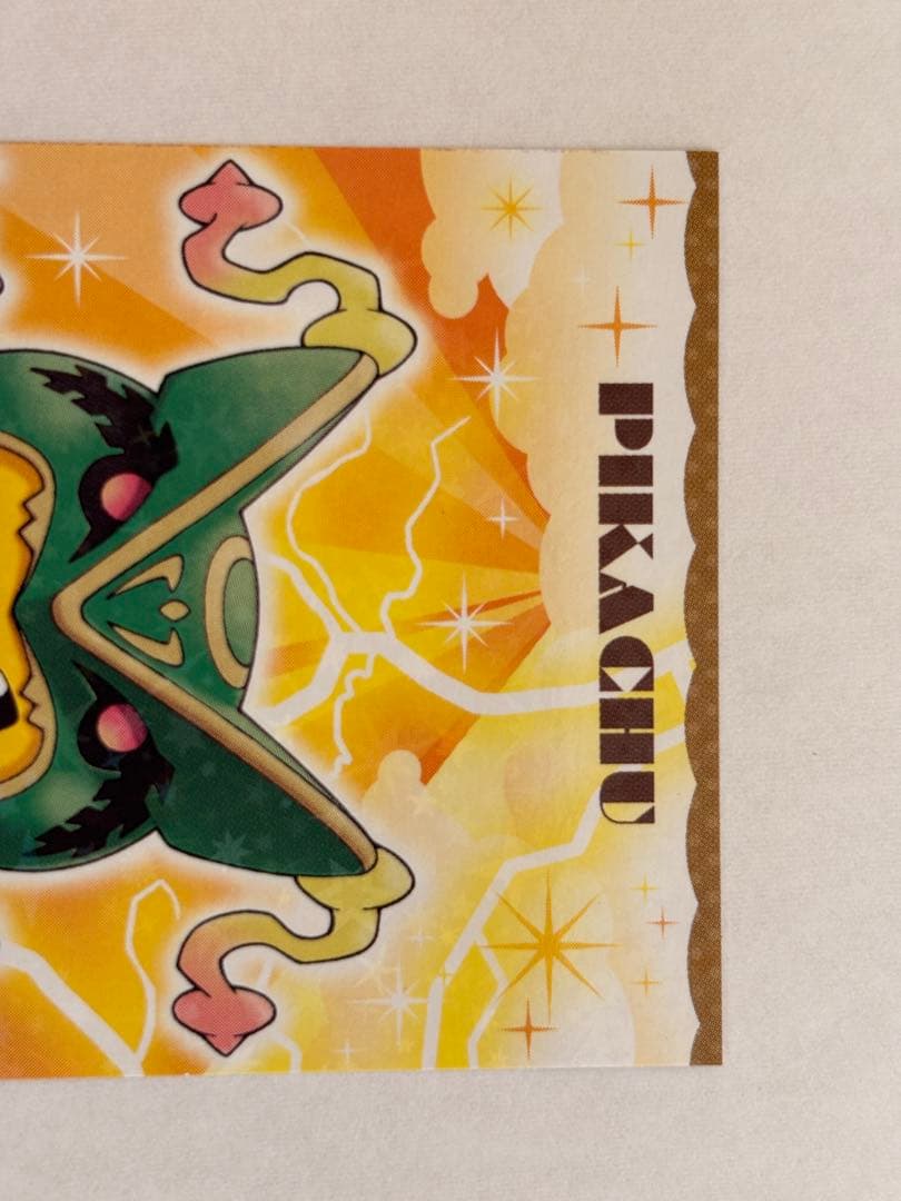 ポケモンセンター ポンチョを着たピカチュウ 名刺カード メガシンカ レックウザ