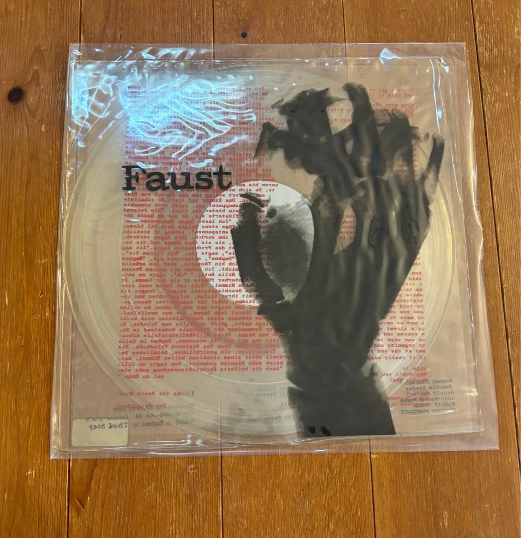 Faust クリアレコード アートワーク付き