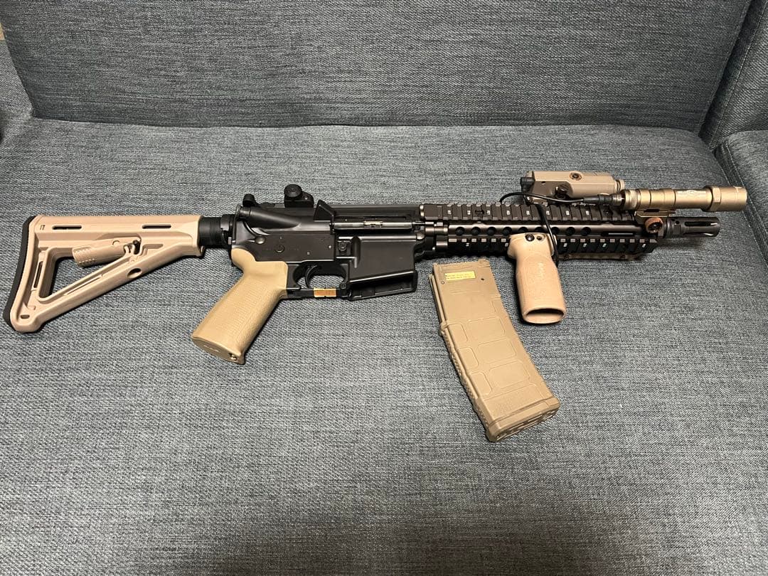 東京マルイ MK18mod1 ガスブロ Pマグ付き PEQ付き 箱有り