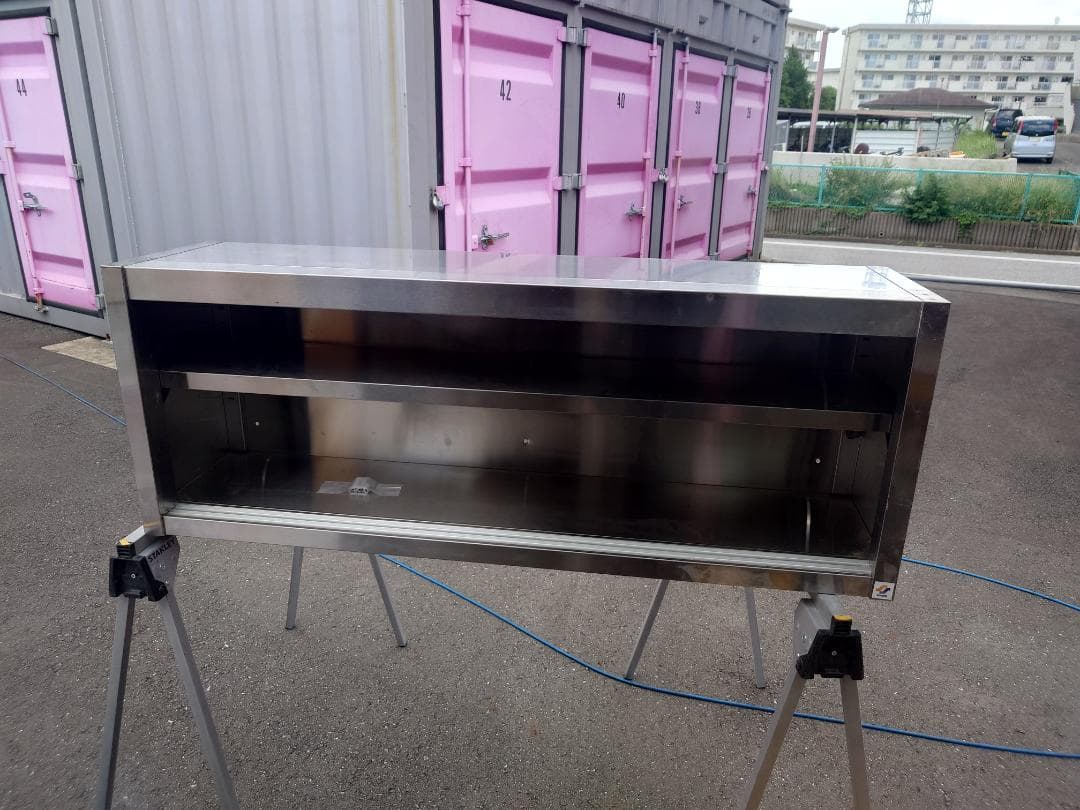 ステンレス　業務用吊戸棚①H450D300W1200