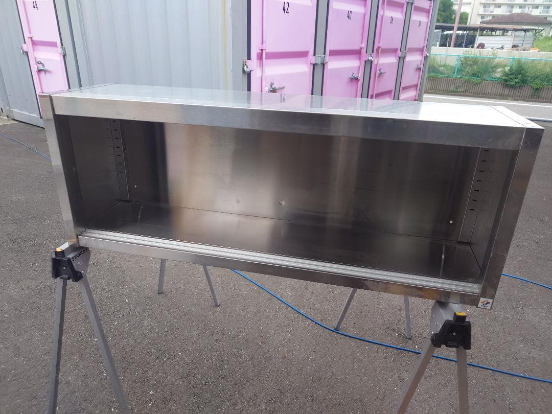 ステンレス　業務用吊戸棚①H450D300W1200