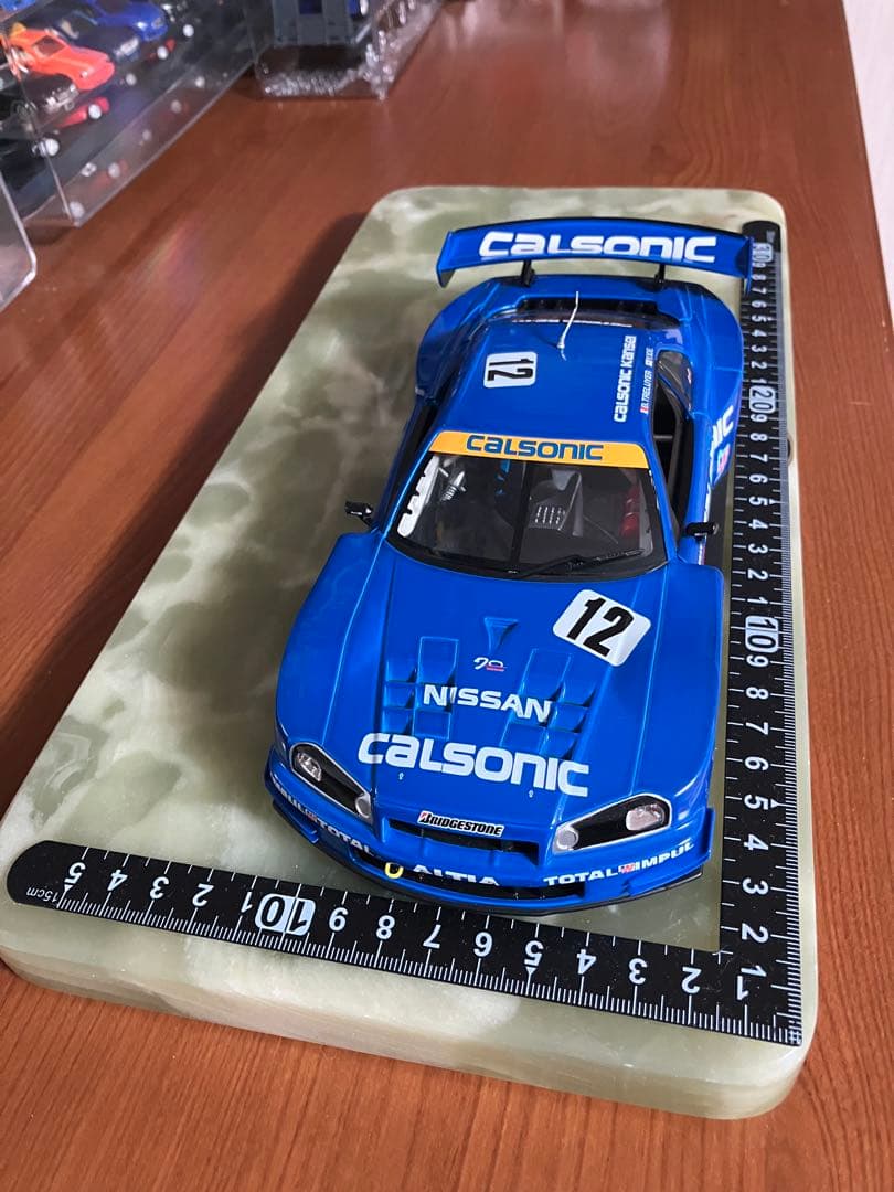 マッスルマシーンズ　日産スカイラインGTR R34 カルソニック　1/24
