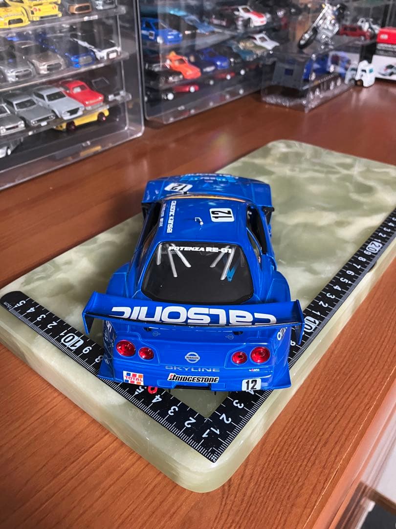 マッスルマシーンズ　日産スカイラインGTR R34 カルソニック　1/24