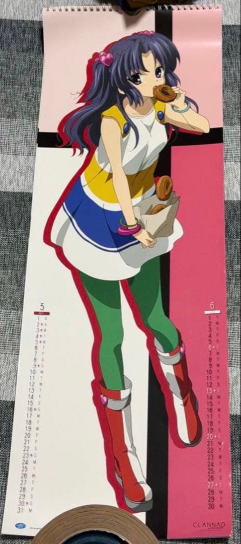 【京アニ正規品・レア】CLANNAD-クラナド- 2010年度スリムカレンダー