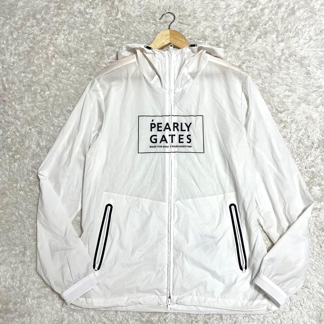 ✨希少✨パーリーゲイツ ナイロンジャケット フード付き 薄手 ジップアップ XL