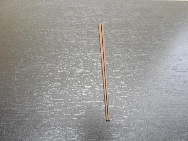 四方張蕾頭火箸　光秋造　共箱　MA317