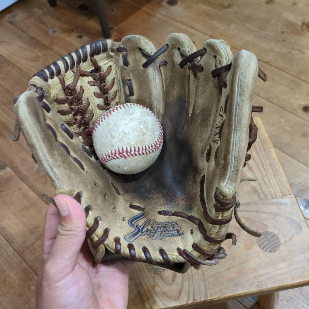 久保田スラッガー slugger KSN-J2 少年野球 軟式グローブ クリーム