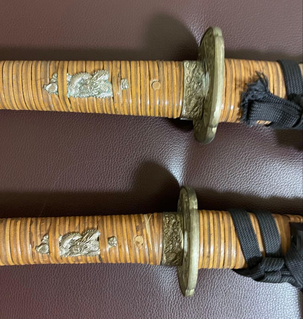 模造刀　小柄　太刀　脇差　刀掛け　武具　B591