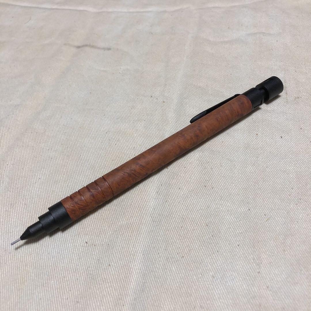 マーベラスウッド　シャープペンシル　0.5ｍｍ　マットブラック　ブライヤー