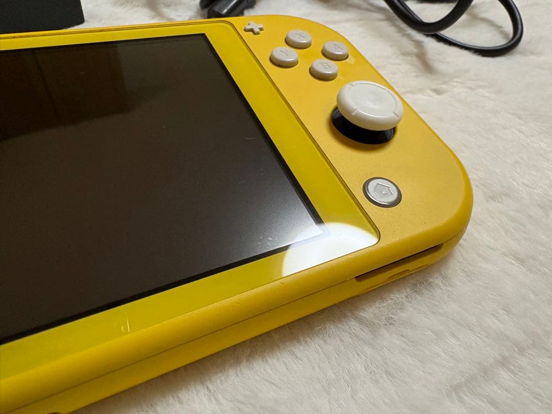 Nintendo Switch Lite イエロー ジャンク品(充電器付き)