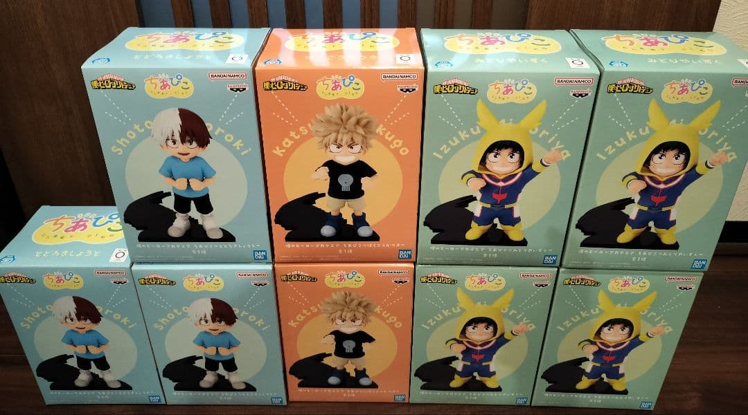 僕のヒーローアカデミア ちあぴこ みどりや ばくごう とどろき9体セット