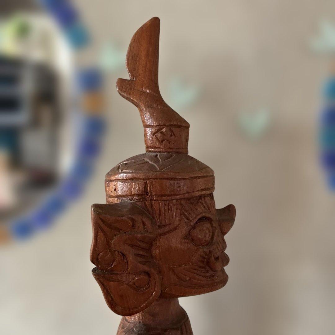 タイ雑貨　木彫り　魔除け　珍しいお品