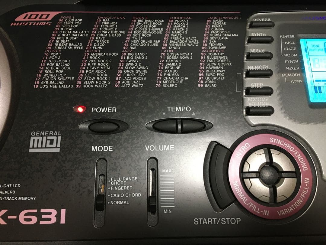 CASIOキーボード　電子ピアノCTK-631