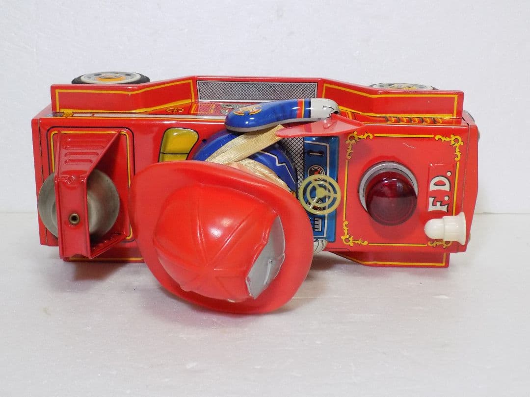 専用商品　マスダヤブリキ電動【FLAG FIRE ENGINE】※動作品