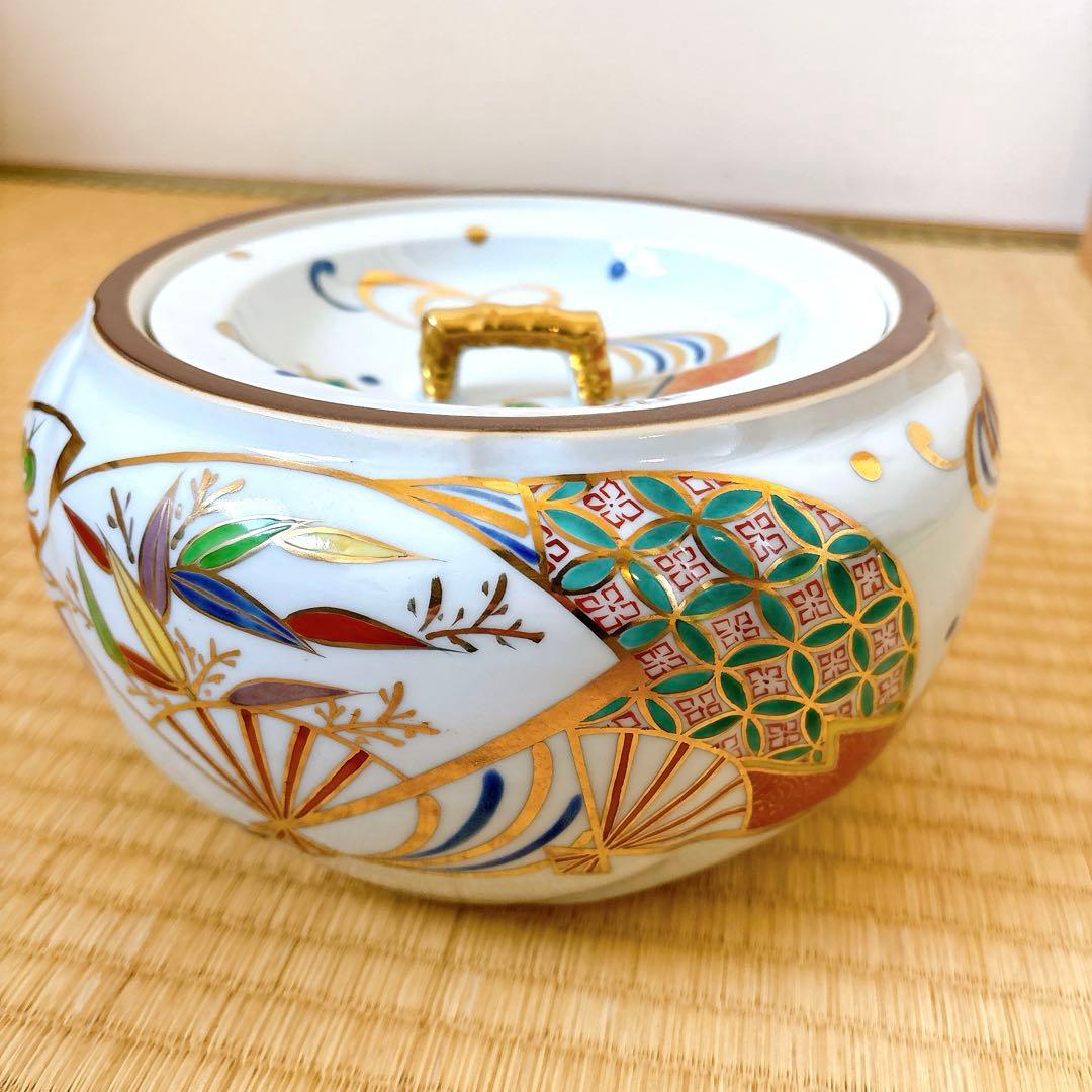 手塚祥堂作　水指　木箱　茶道具