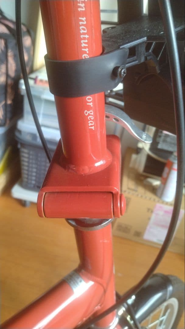 引取限定 CAPTAIN STAG 16インチ折りたたみ自転車 カゴ付き